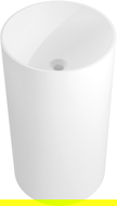 Mexen Ajax-01 laisvai pastatomas praustuvas iš konglomerato 45 x 45 cm, baltas matinis - 26504500
