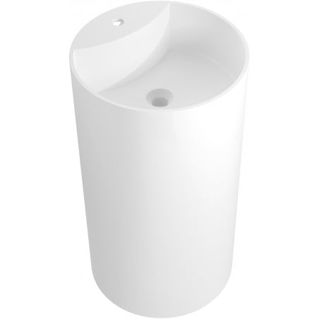 Mexen Ajax-02 stovimas praustuvas iš konglomerato 45 x 45 cm, baltas matinis - 26514500