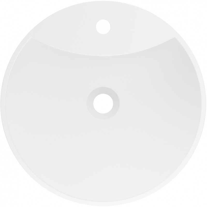 Mexen Ajax-02 stovimas praustuvas iš konglomerato 45 x 45 cm, baltas matinis - 26514500