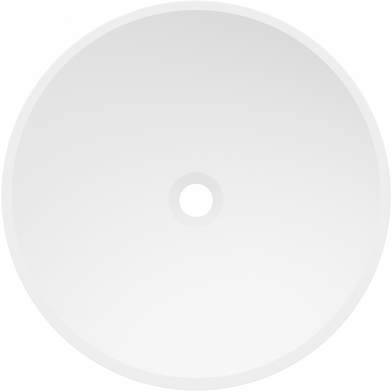 Mexen Nilda laisvai pastatoma kriauklė iš konglomerato 52 x 52 cm, balta matinė - 26555200