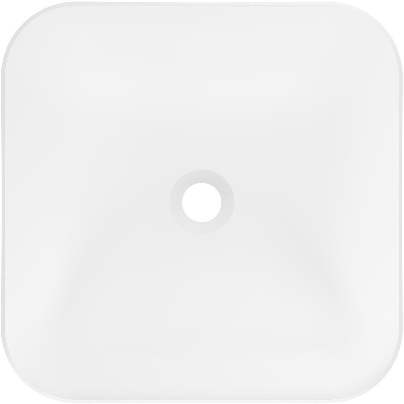 Mexen Ria laisvai stovintis praustuvas iš konglomerato 45 x 45 cm, baltas matinis - 26584500