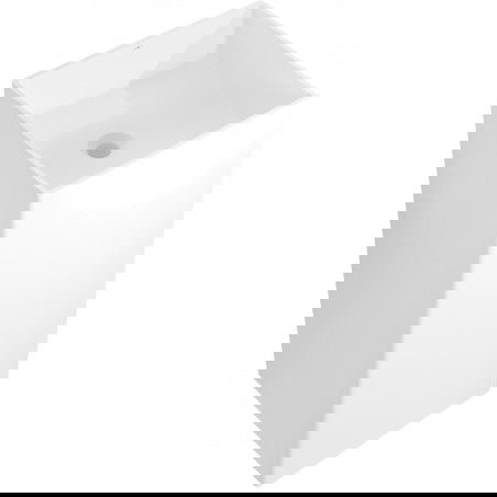 Mexen Xola-1 laisvai pastatomas praustuvas iš konglomerato 40 x 40 cm, baltas matinis - 26594000