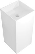 Mexen Xola-1 pastatoma praustuvas iš konglomerato 40 x 40 cm, balta matinė - 26594000