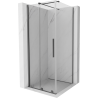 Mexen Velar stumdomos dušo kabina 90 x 90 cm, permatoma, ginklų metalo - 871-090-090-01-95