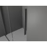 Mexen Velar stumdomas dušo kabina 90 x 80 cm, permatoma, ginklu metalas - 871-090-080-01-95