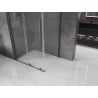 Mexen Velar slankiojančios dušo kabinos 100 x 80 cm, permatomos, ginklų metalas - 871-100-080-01-95