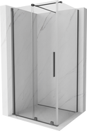 Mexen Velar stumdomas dušas 110 x 70 cm, skaidrus, matinės juodos spalvos - 871-110-070-01-95