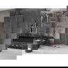 Mexen Velar stumdomas dušo kabina 120 x 120 cm, skaidri, tamsus metalas - 871-120-120-01-95
