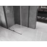 Mexen Velar slankiojanti dušo kabina 130 x 80 cm, skaidri, gun metal - 871-130-080-01-95