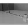 Mexen Velar stumdomas dušo kambarys 140 x 75 cm, skaidrus, gun metal - 871-140-075-01-95