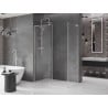 Mexen Velar stumdomoji dušo kabina 130 x 75 cm, skaidri, šlifuotas nikelis - 871-130-075-01-97