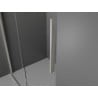 Mexen Velar stumdomas dušo kabina 130 x 70 cm, skaidrus, šlifuotas nikelis - 871-130-070-01-97