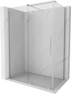 Mexen Velar stumdomas dušo kampas 150 x 70 cm, skaidrus, šepečiu nikeliuotas - 871-150-070-01-97