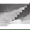 Mexen Velar stumdomas dušo kampas 150 x 70 cm, skaidrus, šepečiu nikeliuotas - 871-150-070-01-97