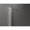 Mexen Velar stumdomas dušo kabinas 90 x 70 cm, permatomas, matinio nikelio - 871-090-070-01-97