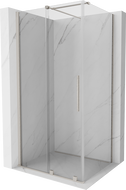 Mexen Velar slankiojantis dušo kabina 130 x 80 cm, skaidri, šepečiu nikeliuota - 871-130-080-01-97