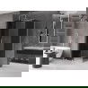 Mexen Velar stumdomos dušo kabinos 100 x 85 cm, grafitas, chromas - 871-100-085-41-01