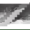 Mexen Velar stumdomos dušo kabinos 100 x 85 cm, grafitas, chromas - 871-100-085-41-01