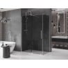 Mexen Velar stumdomas dušo kabinas 140 x 75 cm, grafitas, chromas - 871-140-075-41-01