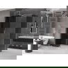 Mexen Velar slankiojo dušo kabina 140 x 85 cm, grafitas, chromas - 871-140-085-41-01