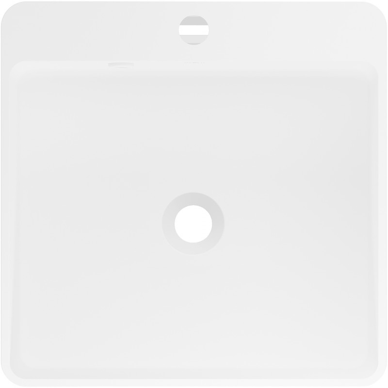 Mexen Neva laisvai stovinti praustuvė iš konglomerato 45 x 45 cm, balta matinė - 26614500