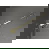 Mexen Velar stumdomas dušo kabinas 160 x 80 cm, grafitas, auksinis - 871-160-080-41-50