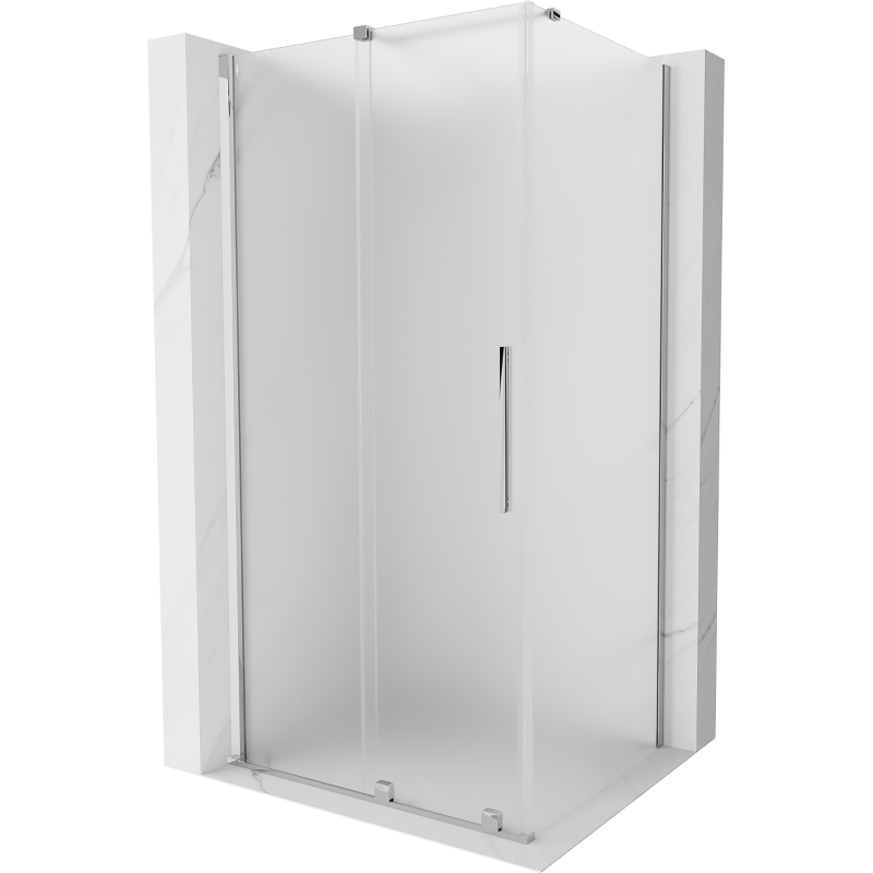 Mexen Velar stumdoma dušo kabina 100 x 80 cm, matinė, chromuota - 871-100-080-31-01