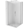 Mexen Velar stumdomos dušo kabina 100 x 100 cm, matinė, chromas - 871-100-100-31-01