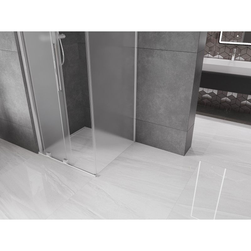 Mexen Velar stumdomas dušo kabina 120 x 120 cm, matinė, chromas - 871-120-120-31-01