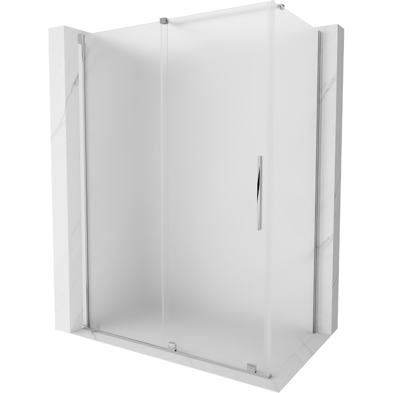 Mexen Velar stumdoma dušo kabina 130 x 70 cm, matinė, chromas - 871-130-070-31-01
