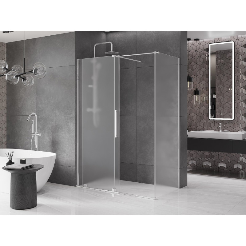Mexen Velar stumdoma dušo kabina 130 x 70 cm, matinė, chromas - 871-130-070-31-01