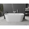 Mexen Oval+ laisvai pastatoma sieninė vonia 170 x 80 cm, balta, balta perpylimo anga - 52681708000-20