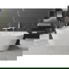 Mexen Oval+ laisvai stovinti prie sienos pastatoma vonia 170 x 80 cm, balta, baltas persipylimas - 52681708000-20