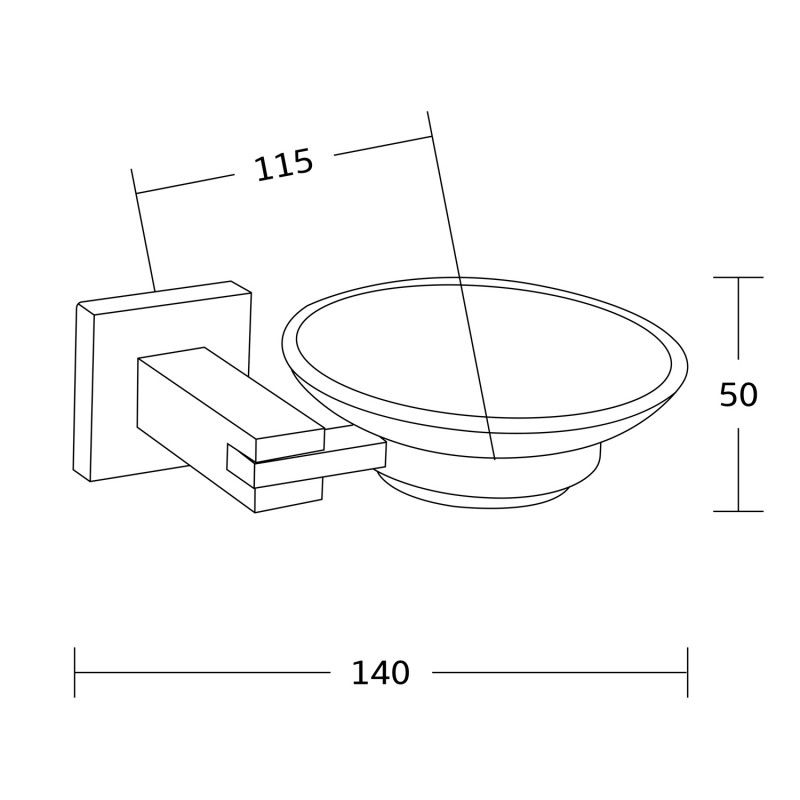 Mexen Vane muilinė, juoda - 7020939-70