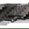 Mexen Velar slankiamosios dušo kabina 140 x 75 cm, grafitas, šlifuotas auksas - 871-140-075-41-55