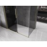 Mexen Velar stumiama dušo kabina 150 x 75 cm, grafito spalvos, šlifuotas auksas - 871-150-075-41-55