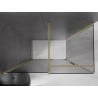 Mexen Velar slankiojančioji dušo kabina 150 x 90 cm, grafitas, šlifuotas auksas - 871-150-090-41-55