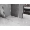 Mexen Velar stiklinė dušo kabina, 140 x 80 cm, matinis stiklas, chromas - 871-140-080-31-01
