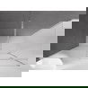 Mexen Velar stumdomos dušo durys 160 x 85 cm, matinė, chromas - 871-160-085-31-01