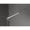 Mexen Velar stumdomos dušo durys 160 x 85 cm, matinė, chromas - 871-160-085-31-01