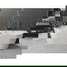 Mexen Oval+ laisvai pastatoma prie sienos vonia 170 x 80 cm, balta, šepetys gun gray - 52681708000-66