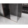 Mexen Velar stumdomas dušo kabina 150 x 85 cm, grafitas, rausvas auksas - 871-150-085-41-60