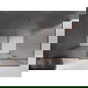 Mexen Velar stumdomas dušo kabinas 150 x 75 cm, grafitas, rožinis auksas - 871-150-075-41-60
