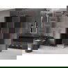 Mexen Velar stumdomas dušo kambarys 120 x 70 cm, grafitas, šlifuotas varis - 871-120-070-41-65