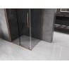 Mexen Velar stumdomas dušo kambarys 120 x 70 cm, grafitas, šlifuotas varis - 871-120-070-41-65