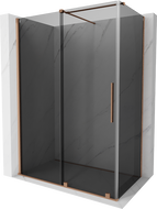 Mexen Velar stumdomas dušo kambarys 160 x 90 cm, grafitas, šlifuotas varis - 871-160-090-41-65