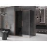 Mexen Velar stumdomo dušo kabina 160 x 80 cm, grafitas, šlifuotas varis - 871-160-080-41-65