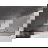 Mexen Velar stumdomas dušo kabinas 160 x 70 cm, grafitas, šepečiu valyta varis - 871-160-070-41-65