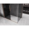Mexen Velar stumdomo dušo kabina 160 x 80 cm, grafitas, šlifuotas varis - 871-160-080-41-65