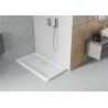 Mexen Flat stačiakampis dušo padėklas slim 130 x 70 cm, baltas, sifonas chromuotas - 40107013